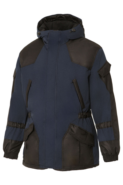 Костюм мужской Горка утепленный т.синий, тк.Берген, куртка, брюки