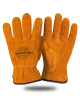Перчатки цельноспилковые утепленные Safeprotect УРАЛ желтые (меховые) р. 10,5
