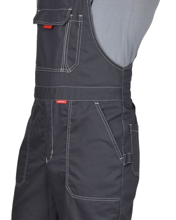 Костюм "Фаворит-Люкс" куртка кор. (чз), п/к, т.серый с серым