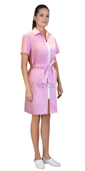 Халат "ВИКТОРИЯ" женский розовый