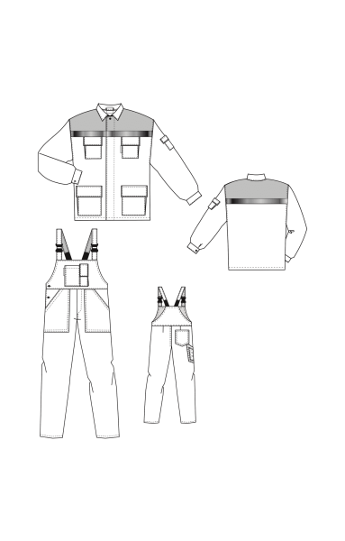 Костюм "Коммунальщик" , куртка, п/к, т.синий с оранж. с СВП (СОП) (эконом)