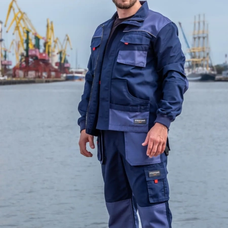 Куртка PROTONE LIGHT, синий/т.синий/оранжевый