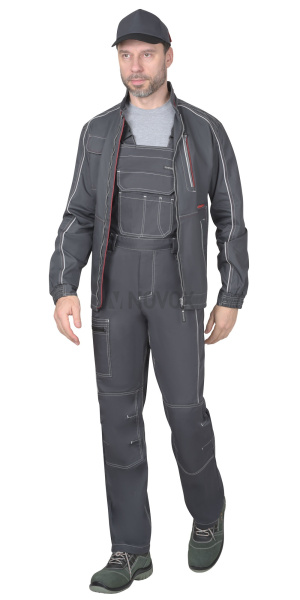 Костюм "АЛЕКС" куртка (чз), п/к, серый