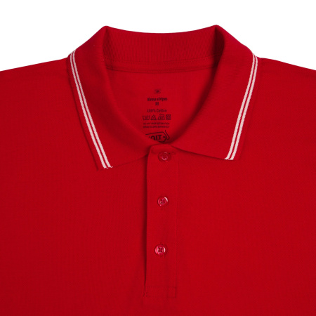 Рубашка поло Virma Stripes, красная мужская