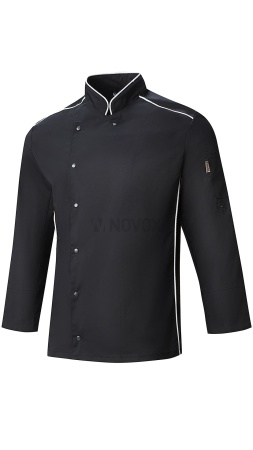 Китель поварской RICON (РИКОН) black (черный)
