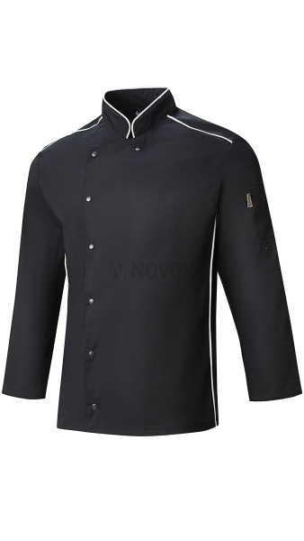 Китель поварской RICON (РИКОН) black (черный)