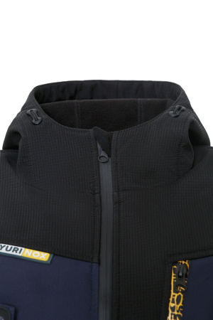 Куртка ЮРИНОКС (YURINOX) ФЬЮЖН демисезонная т.синяя/черная