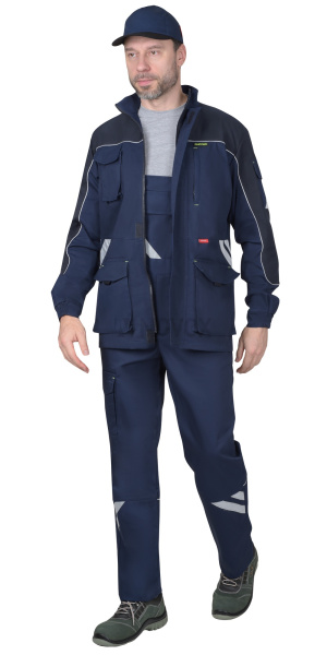 Костюм "Фотон" куртка (чз), п/к, т.синий