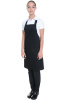 Фартук HORECA (ХОРЕКА) с нагрудником black (черный)