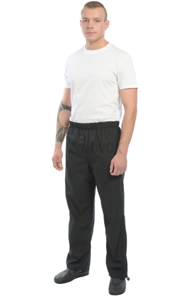 Брюки "Люкс-Лайт" поварские черные