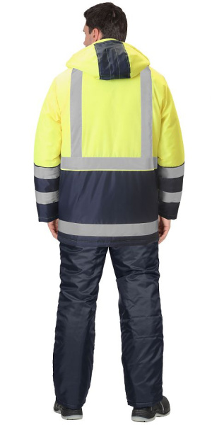 Куртка "ТЕРМИНАЛ", т.синий с лимонным, СОП