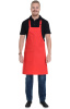 Фартук HORECA (ХОРЕКА) с нагрудником red (красный)