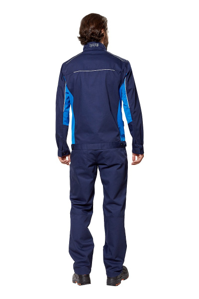 Куртка рабочая мужская летняя "Shelby" цвет темно-синий/голубой