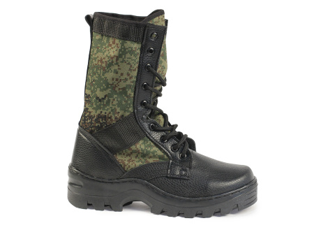 Ботинки с высоким берцем "Тропик", КМФ "Цифра"