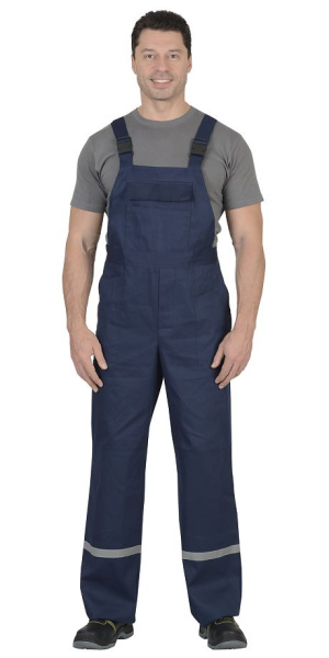 Костюм "ЭКСПЕРТ" куртка, п/к 100% Х/Б, т.синий/василек