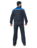 Костюм Джет (тк.Саржа,320) п/к, т.синий/васильковый