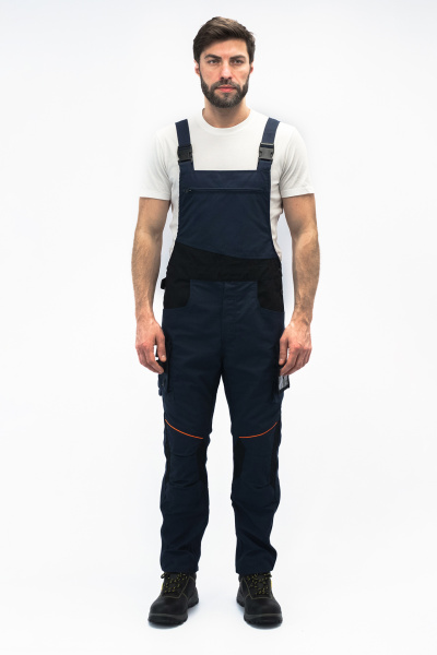 Полукомбинезон ДЕЛЬТА ПЛЮС Мач2 Корпорэйт т.синий/черный