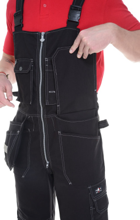 Полукомбинезон «Union Space» (ЮНИОНСПЕЙС) черный