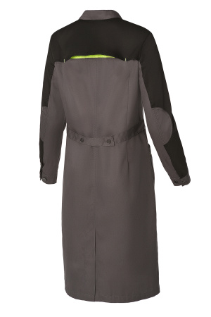 Халат КЛИНПЛЕКС ТЕХНОЛОГ женский черный/графит