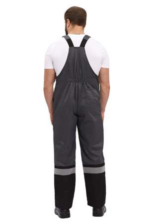 Костюм "РЕСПЕКТ" куртка, п/к, цвет: СЕРЫЙ/ЧЕРНЫЙ