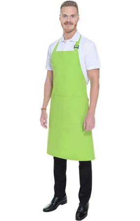 Фартук FLORA (ФЛОРА) с нагрудником spring green (весенний зеленый)