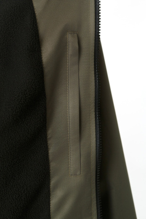 Ветровка КОТПРОФИ на флисе хаки