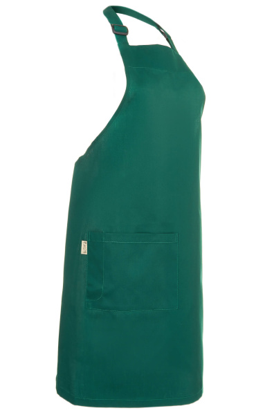 Фартук HORECA (ХОРЕКА) с нагрудником dark green (темно-зеленый)