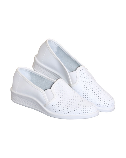 Туфли "Матильда" женские, ПВХ, белые