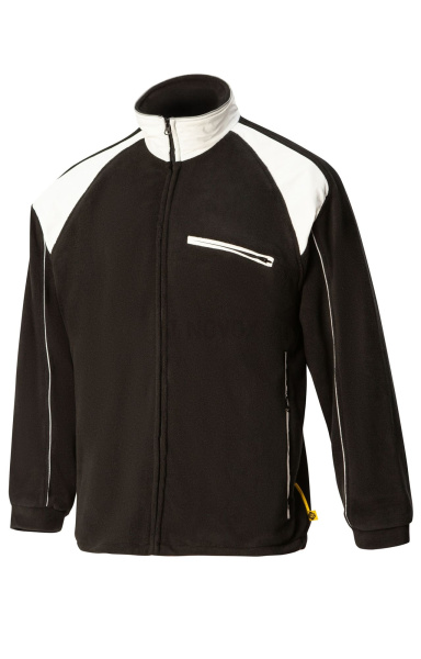 Куртка "Стиль" ткань "Флис" черно-белая