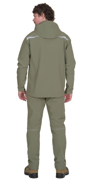 Куртка СПЕЙС софтшелл олива (ЧЗ)