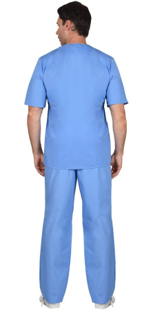 Костюм хирурга универсальный голубой (СТ)