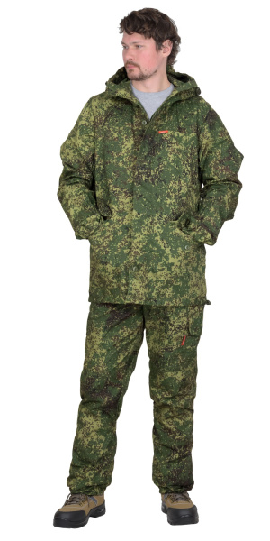 Костюм "ГОРКА" куртка, брюки, помочи, КМФ Цифра зеленая