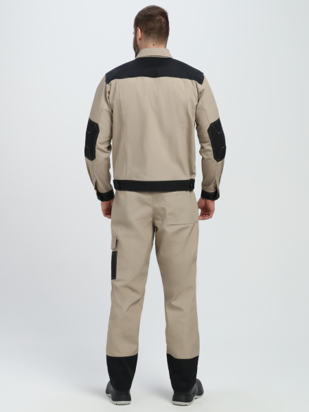 Костюм Вест IMP (тк.Канвас,260) брюки, бежевый/черный