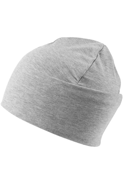 Шапка трикотажная МОЛТИ серая меланж