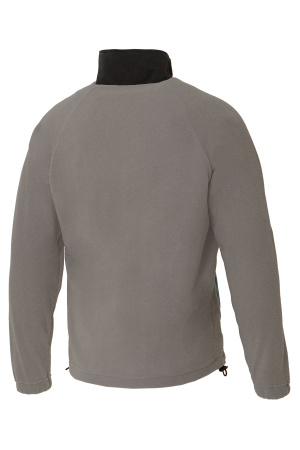 Толстовка КОТПРОФИ (КОТПРОФИ) комбинированная бирюза/серая, на молнии