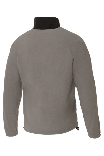 Толстовка КОТПРОФИ (КОТПРОФИ) комбинированная бирюза/серая, на молнии