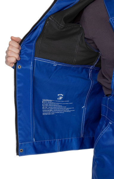 Костюм мужской "MARS" (МАРС), куртка, п/к,  василек с черным