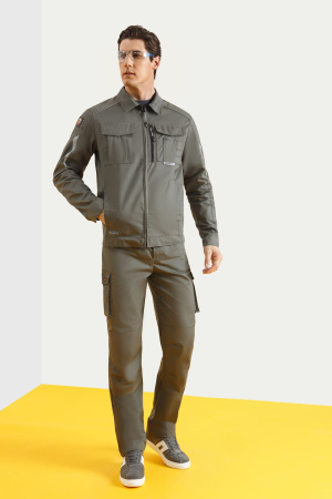 Костюм "STATUS" NEW (Статус), куртка, брюки, серый хаки