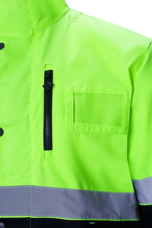 Костюм "Премиум" летний черный/лайм