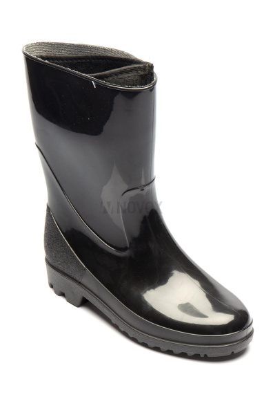 Сапоги ПВХ с чулком из НТП, модель №2 черные