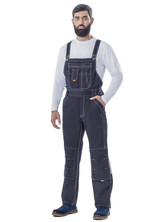 Костюм Джет (тк.Саржа,320) п/к, т.синий/васильковый