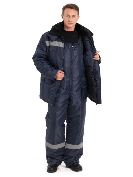 Костюм "Мастер" утепленный т/син. (тк. оксфорд) с СОП