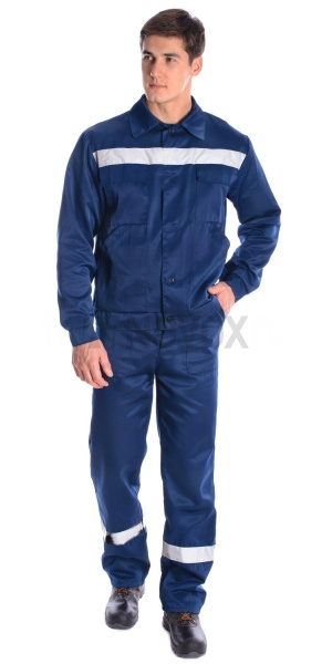 Костюм "Эксперт-1", куртка, брюки, СОП, т.синий