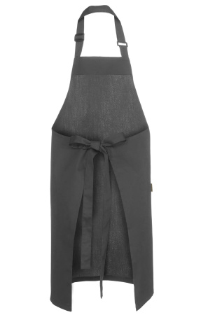 Фартук HORECA (ХОРЕКА) с нагрудником black (черный)