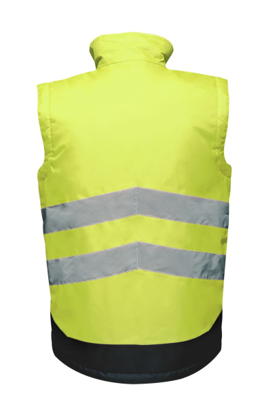 Жилет РЕГАТТА ПРОФЕШИОНАЛ ХАЙ-ВИС ПРО ИНСУЛЭЙТИД утепленный сигнальный TRA 840 желто-синий