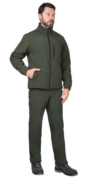 Куртка "Азов" хаки софтшелл пл 350 г/кв.м (ЧЗ)