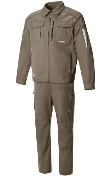 Костюм "STATUS" NEW (Статус), куртка, брюки, серый хаки