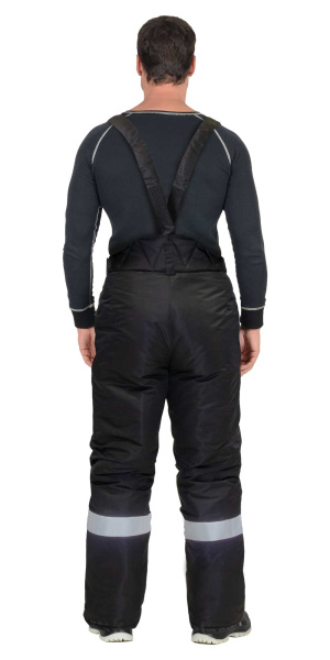 Брюки АЛЕКС зимние, черные с СОП