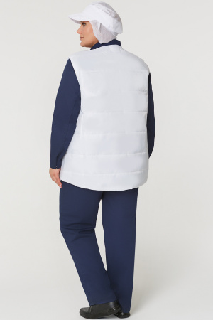  Жилет ЭЙЧ ЛАЙН утепленный женский белый