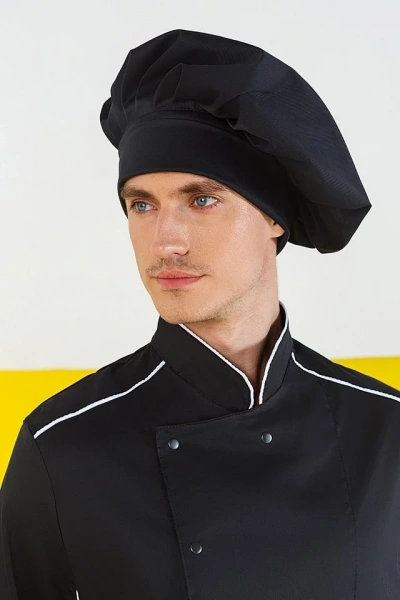 Колпак Рикон поварской черный